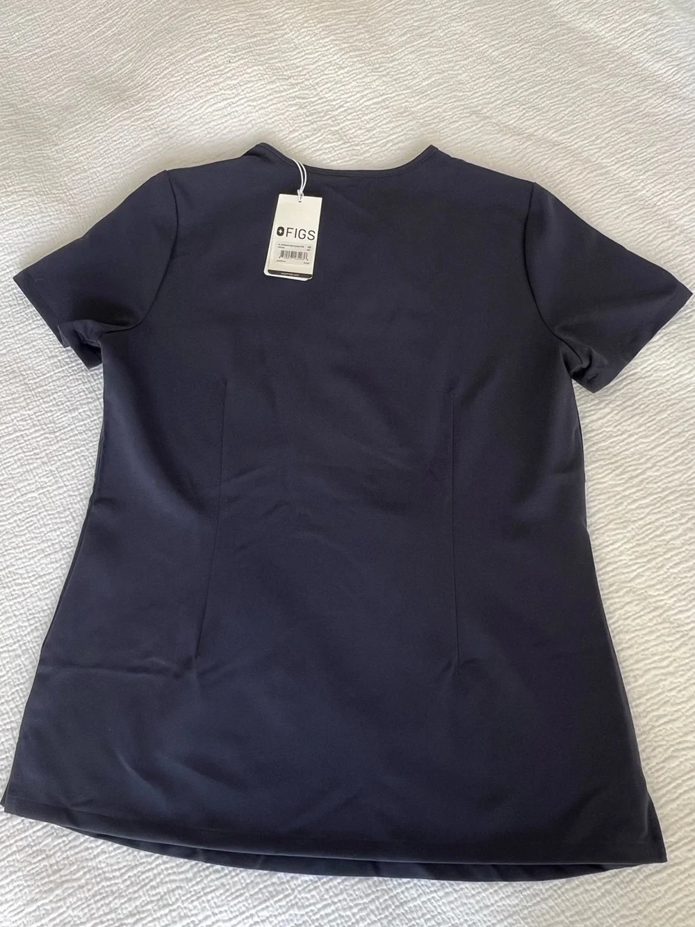 NWT FIGS Quiet Navy Scrub Set XS Top / S Zamora Jogger Pants - Picture 10 of 15